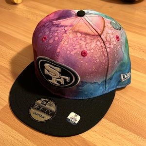 SF 49ers NFL new era SnapBack multicolored hat crucial catch 2022 collection